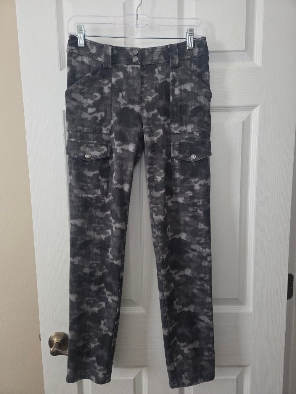 Anatomie Gray Camo Cargo Pants XS